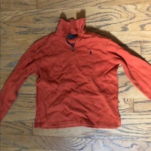 Orange Polo Sweater Can Be For Men or Women